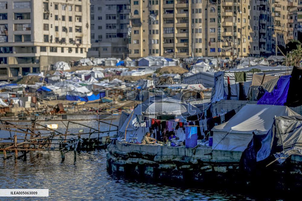 Gaza Port After Storm - Palestine