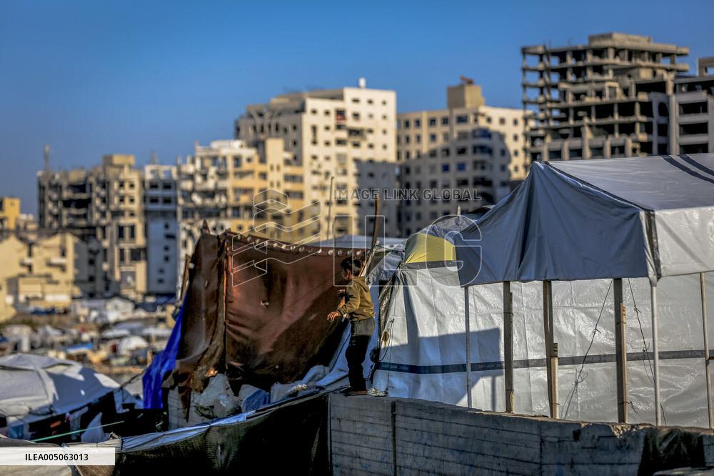 Gaza Port After Storm - Palestine