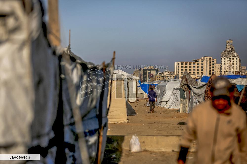 Gaza Port After Storm - Palestine
