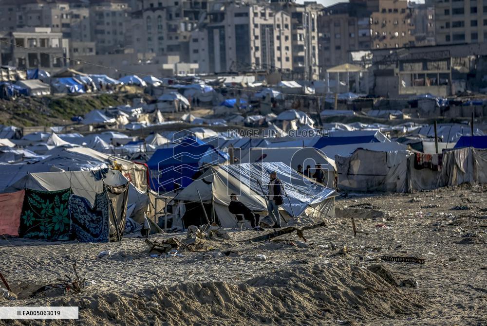 Gaza Port After Storm - Palestine