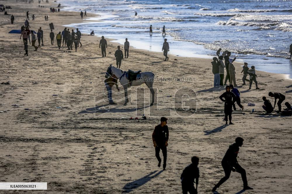 Gaza Port After Storm - Palestine