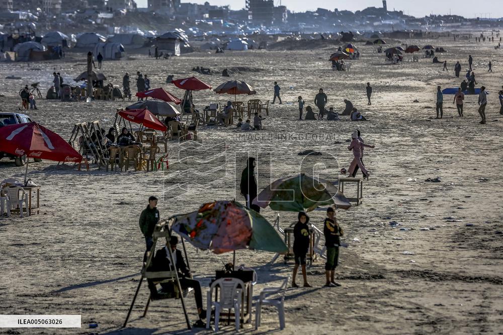 Gaza Port After Storm - Palestine