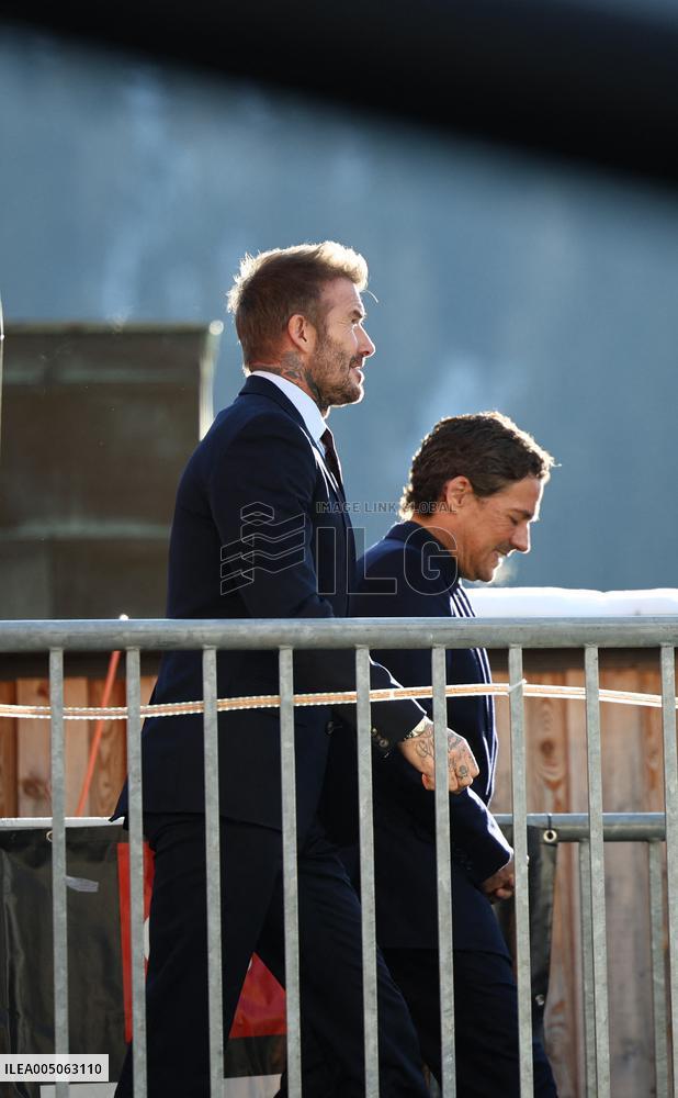 David Beckam at World Economic Forum Annual Meeting 2026 - Davos