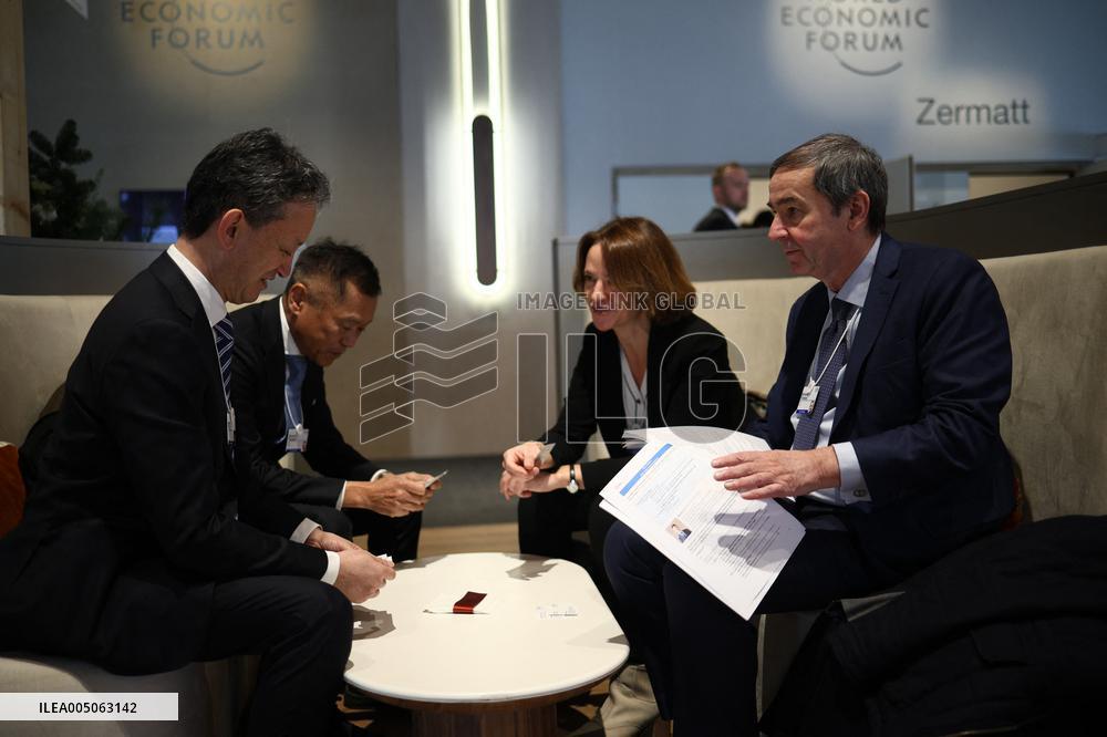 Bernard Fontana at World Economic Forum Annual Meeting 2026 - Davos