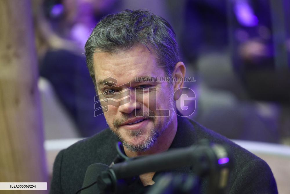 Matt Damon At World Economic Forum Annual Meeting - Davos