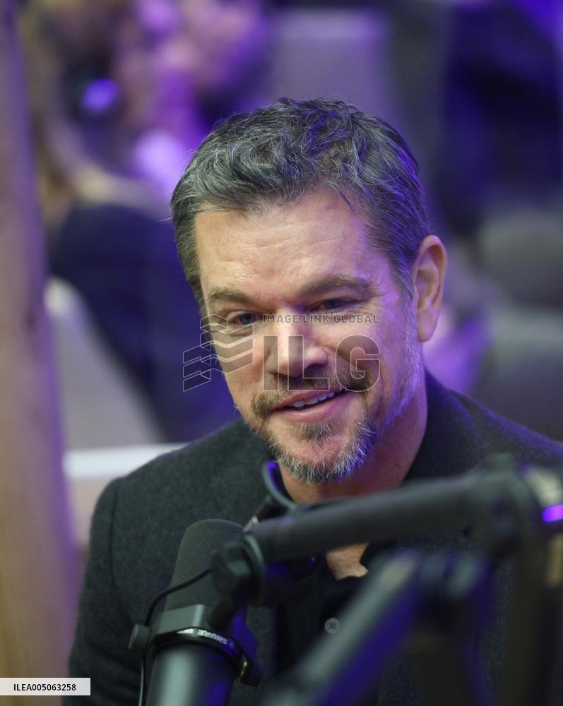 Matt Damon At World Economic Forum Annual Meeting - Davos