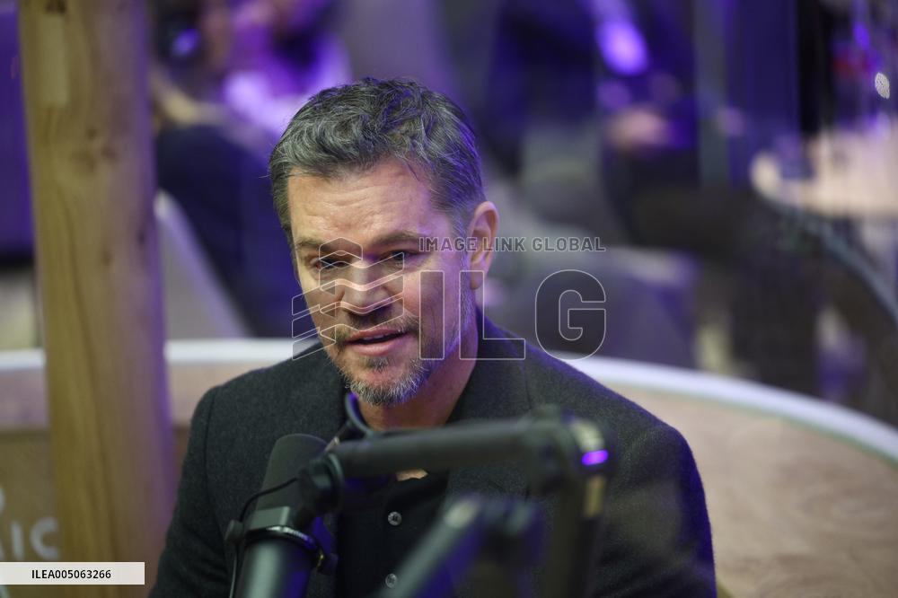 Matt Damon At World Economic Forum Annual Meeting - Davos
