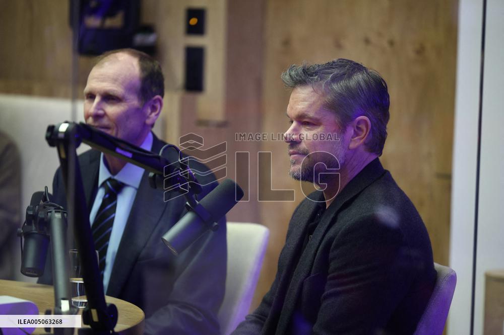 Matt Damon At World Economic Forum Annual Meeting - Davos