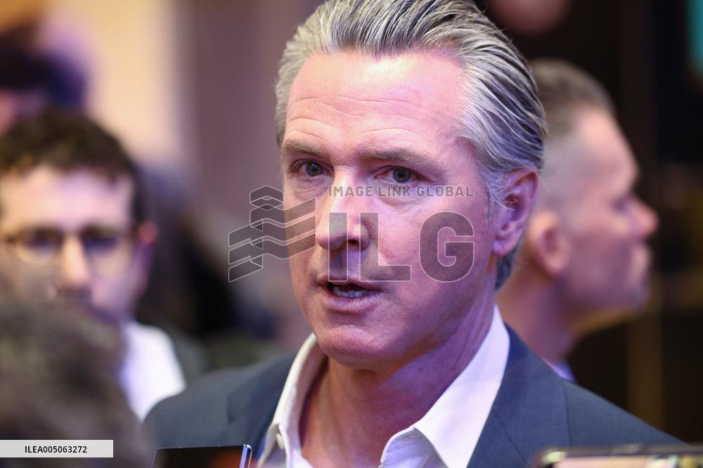 Gavin Newsom at World Economic Forum Annual Meeting - Davos