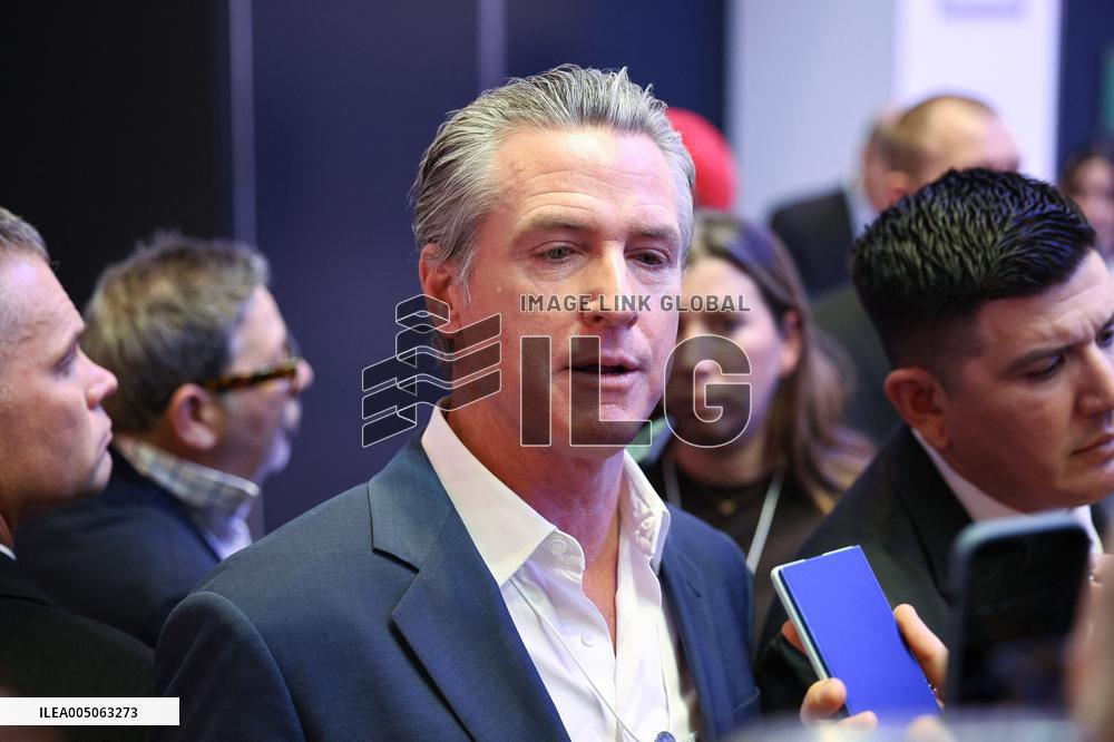 Gavin Newsom at World Economic Forum Annual Meeting - Davos