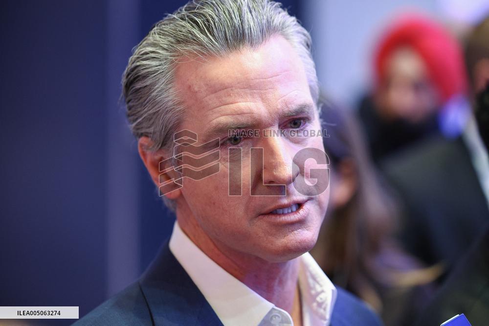 Gavin Newsom at World Economic Forum Annual Meeting - Davos