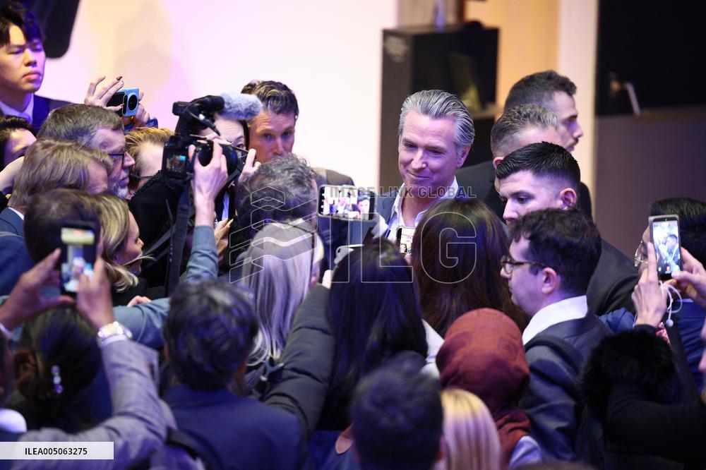 Gavin Newsom at World Economic Forum Annual Meeting - Davos
