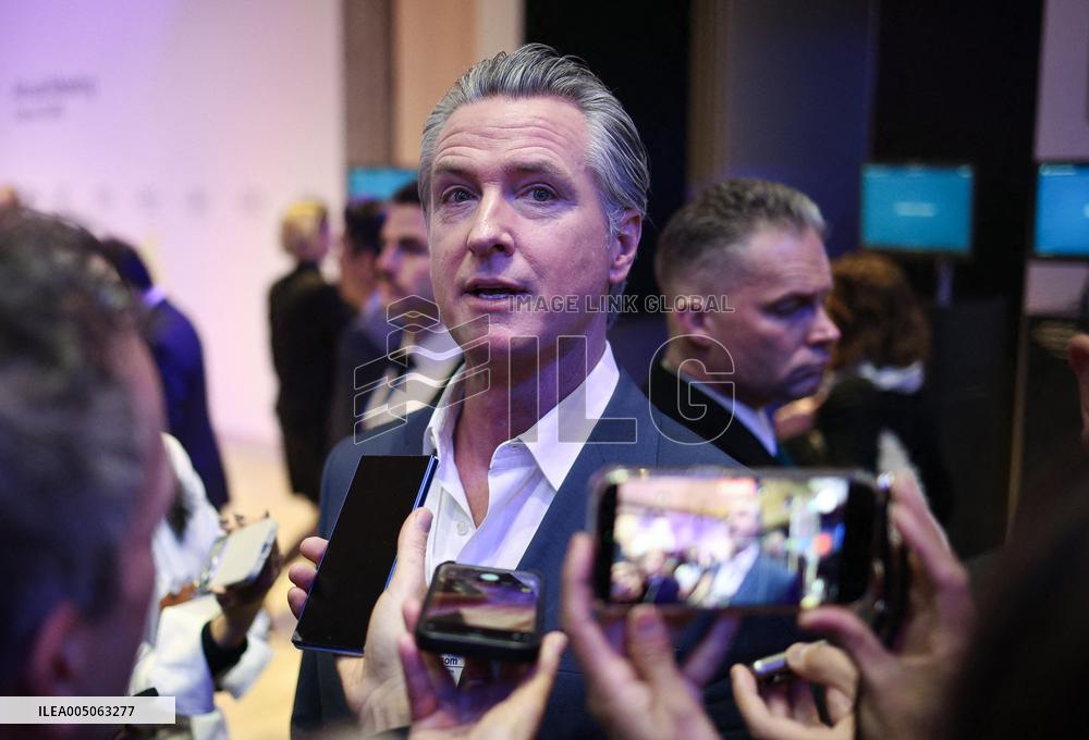 Gavin Newsom at World Economic Forum Annual Meeting - Davos