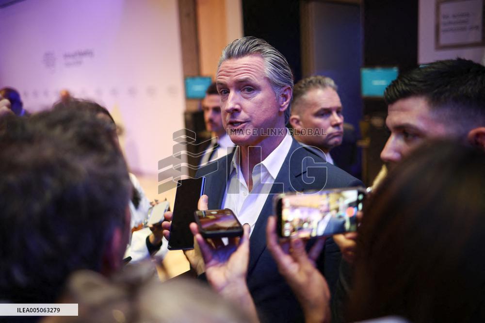 Gavin Newsom at World Economic Forum Annual Meeting - Davos