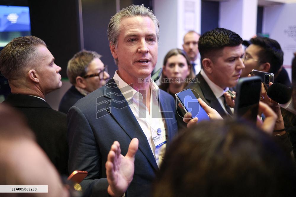 Gavin Newsom at World Economic Forum Annual Meeting - Davos