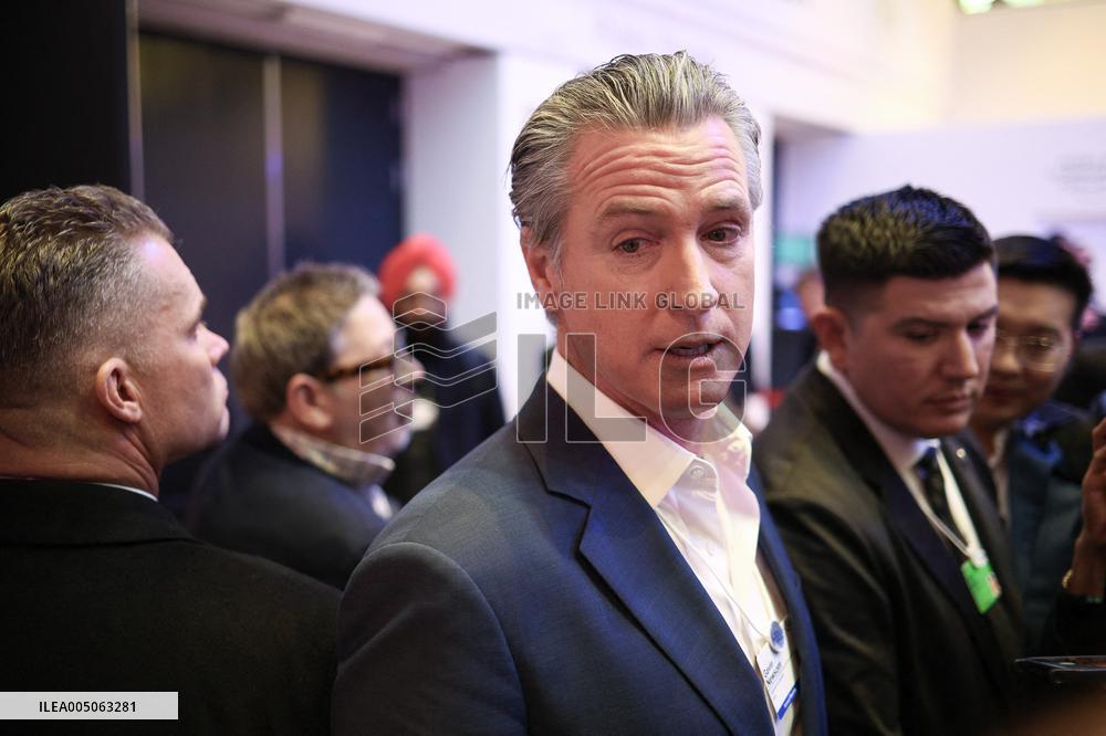 Gavin Newsom at World Economic Forum Annual Meeting - Davos