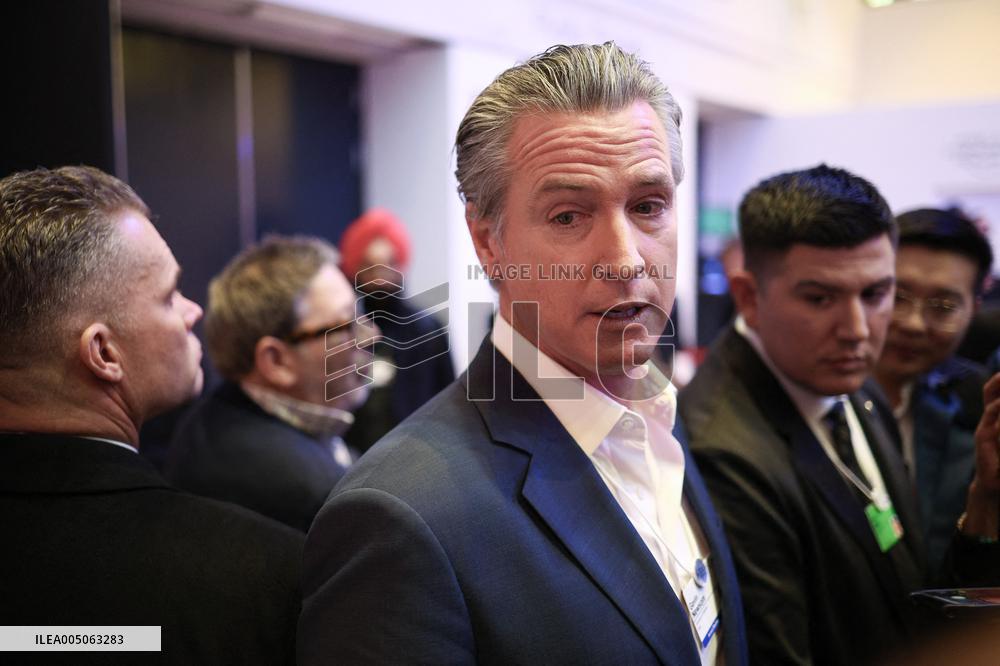 Gavin Newsom at World Economic Forum Annual Meeting - Davos