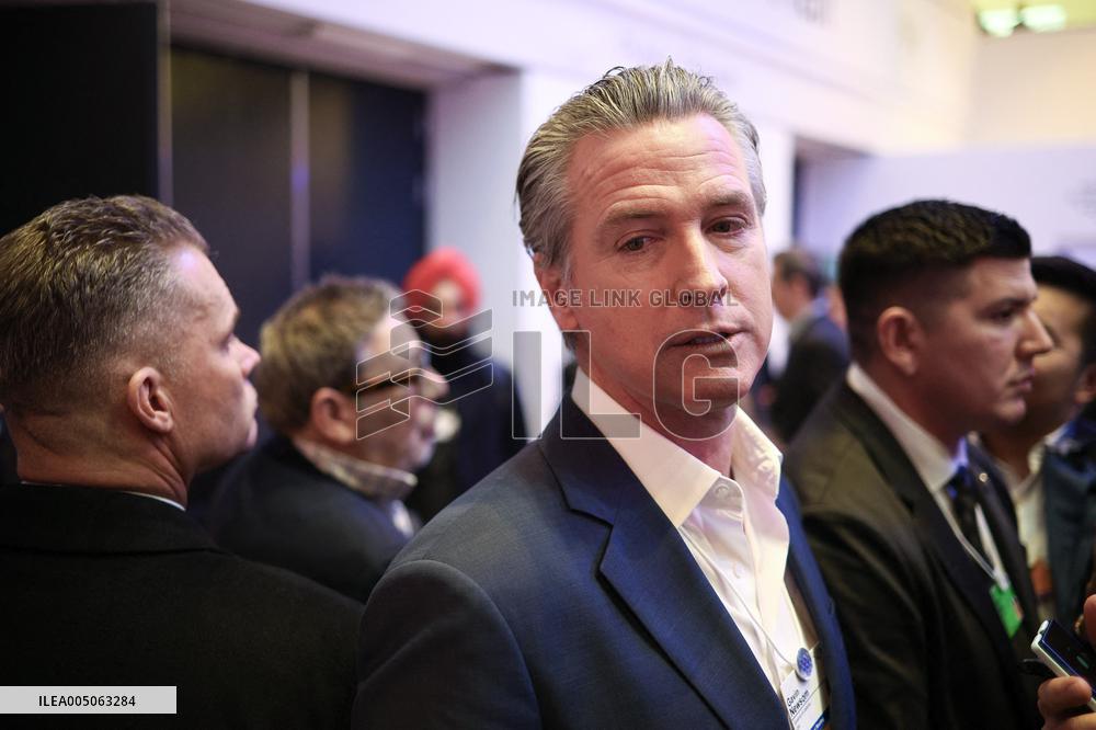 Gavin Newsom at World Economic Forum Annual Meeting - Davos