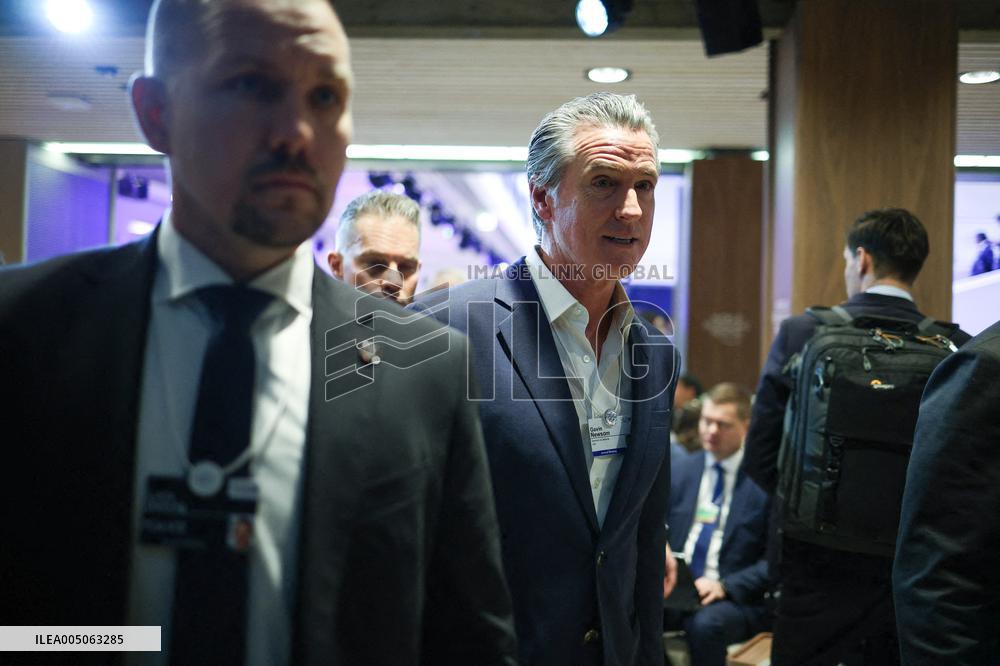 Gavin Newsom at World Economic Forum Annual Meeting - Davos