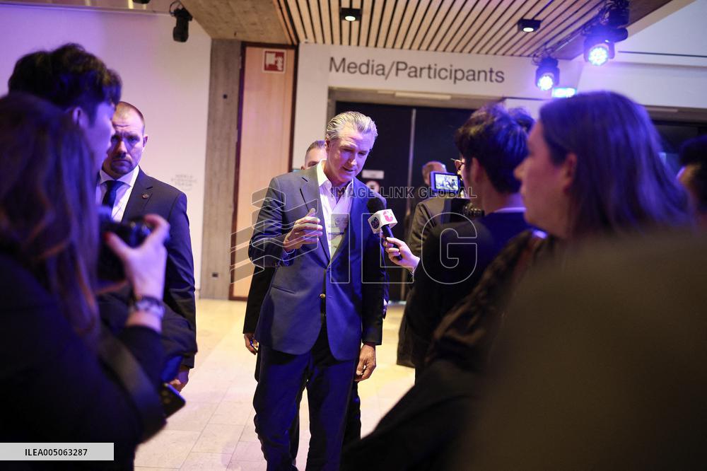 Gavin Newsom at World Economic Forum Annual Meeting - Davos