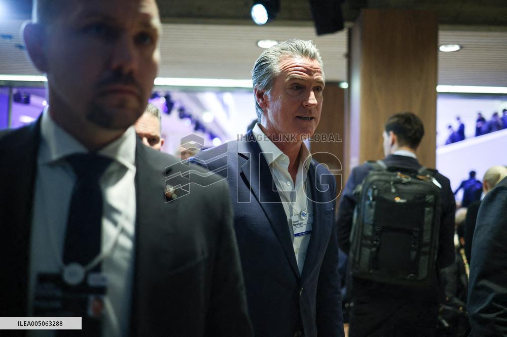 Gavin Newsom at World Economic Forum Annual Meeting - Davos