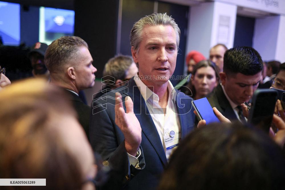 Gavin Newsom at World Economic Forum Annual Meeting - Davos