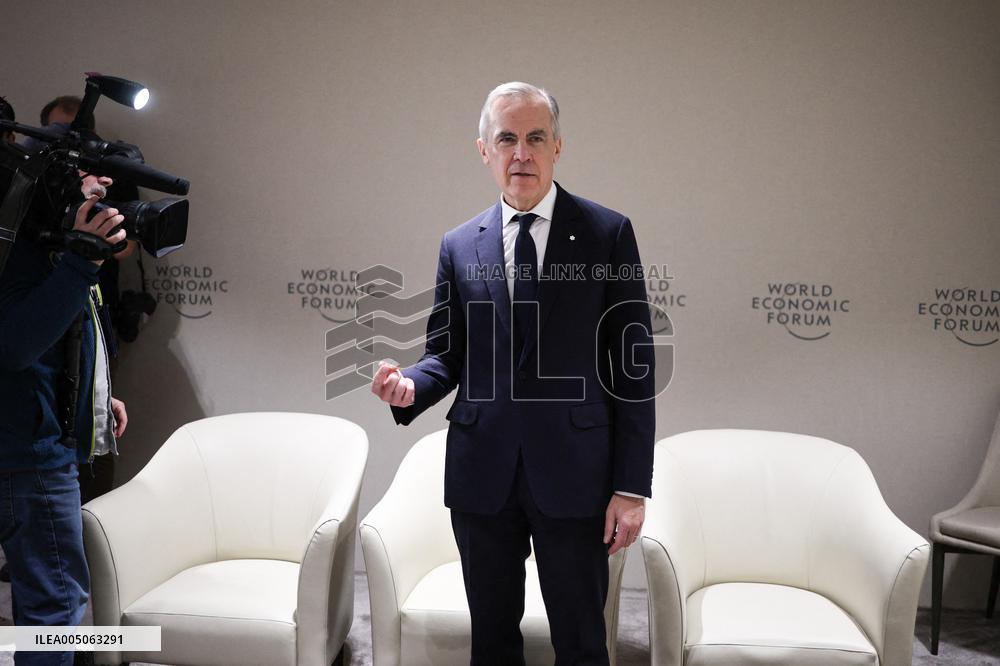 Mark Carney At World Economic Forum Annual Meeting - Davos