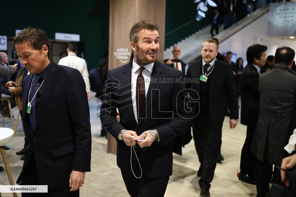 David Beckham At World Economic Forum Annual Meeting - Davos