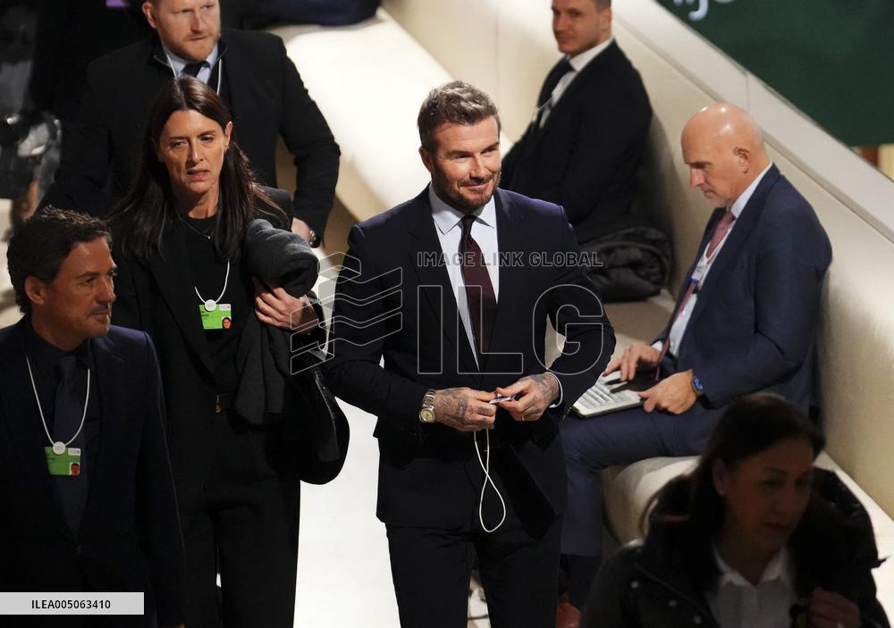 David Beckham at World Economic Forum Annual Meeting 2026 - Davos