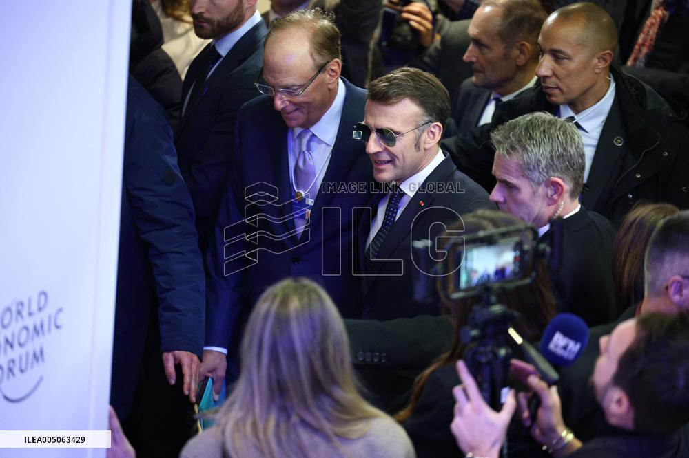 Macron at World Economic Forum Annual Meeting 2026 - Davos