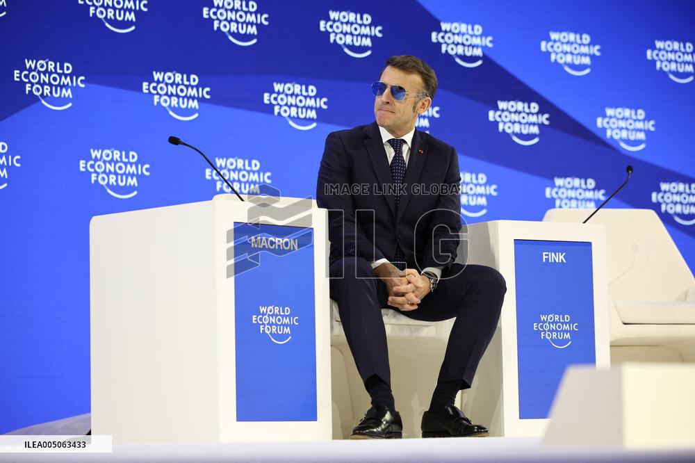 Macron at World Economic Forum Annual Meeting 2026 - Davos