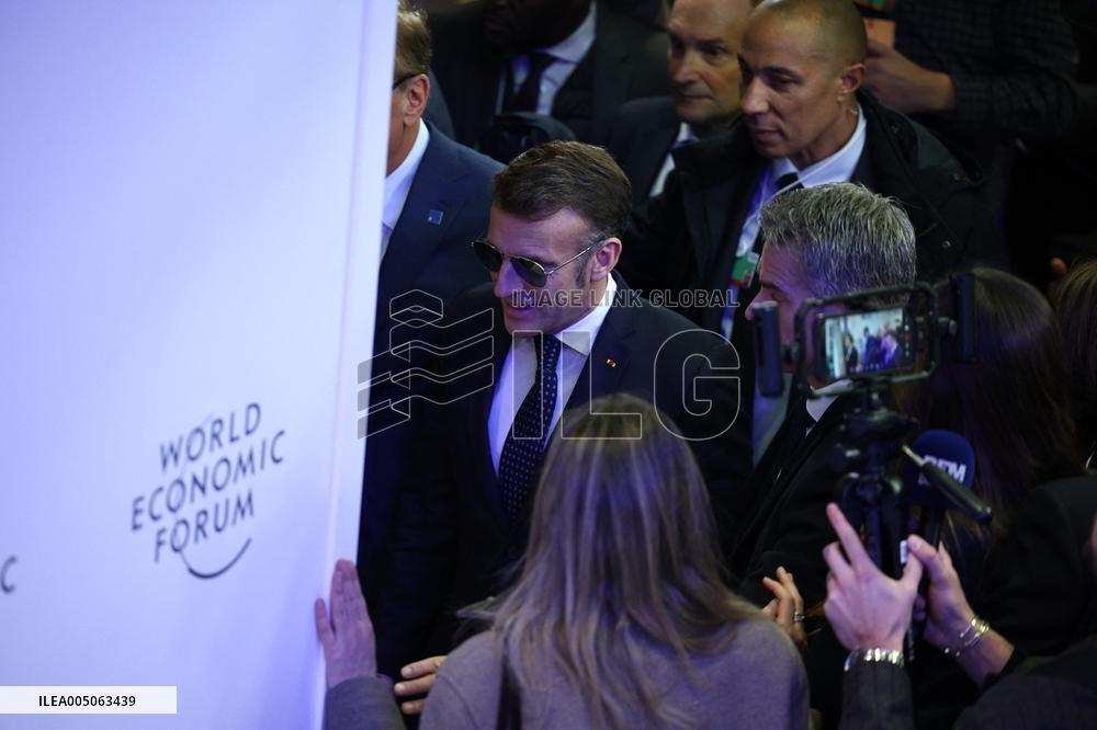 Macron at World Economic Forum Annual Meeting 2026 - Davos