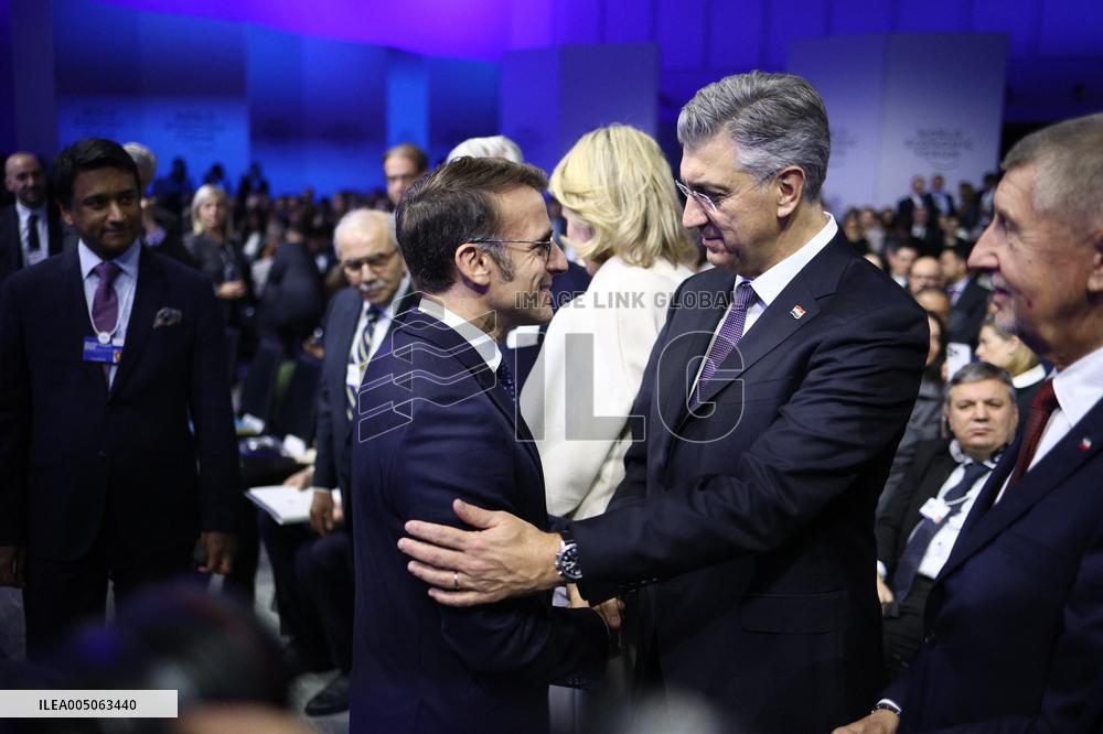 Macron at World Economic Forum Annual Meeting 2026 - Davos