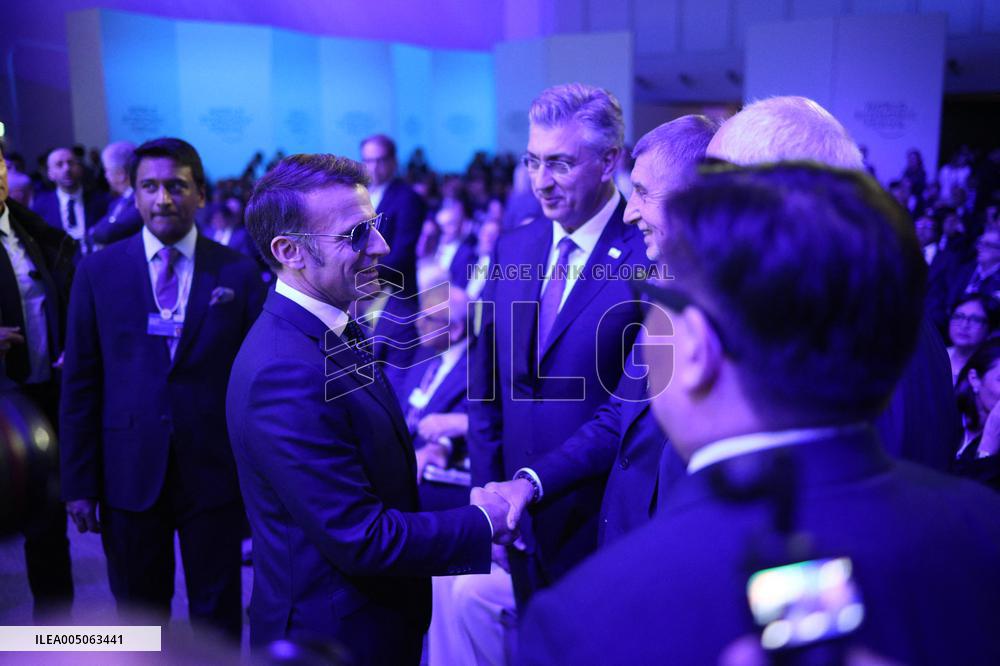 Macron at World Economic Forum Annual Meeting 2026 - Davos