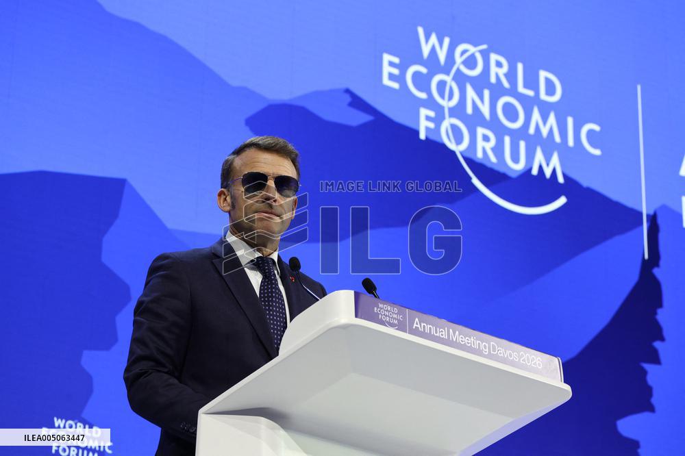 Macron at World Economic Forum Annual Meeting 2026 - Davos