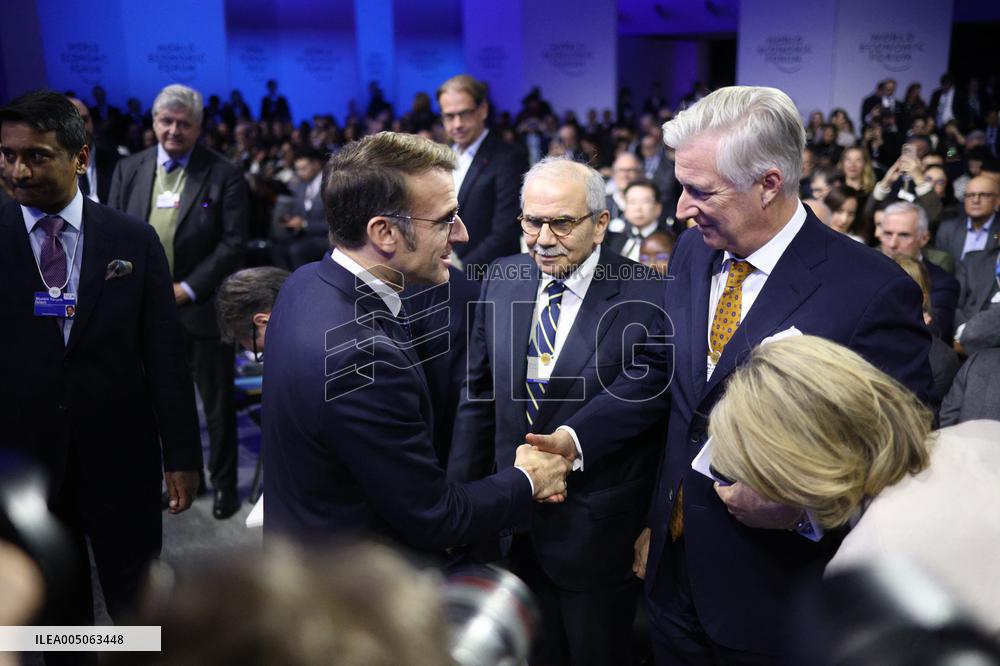 Macron at World Economic Forum Annual Meeting 2026 - Davos