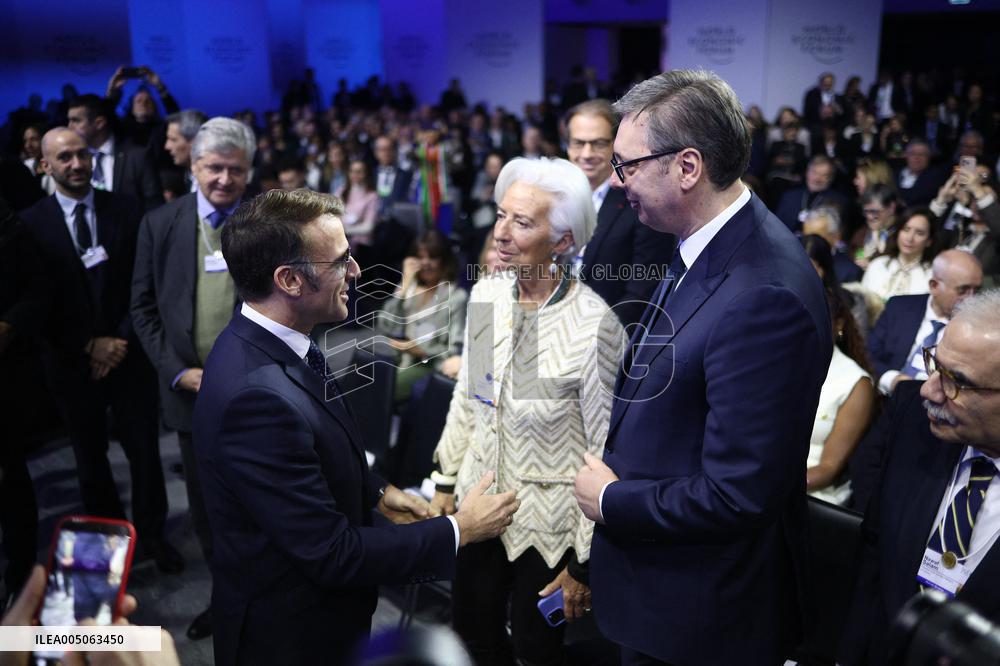 Macron at World Economic Forum Annual Meeting 2026 - Davos