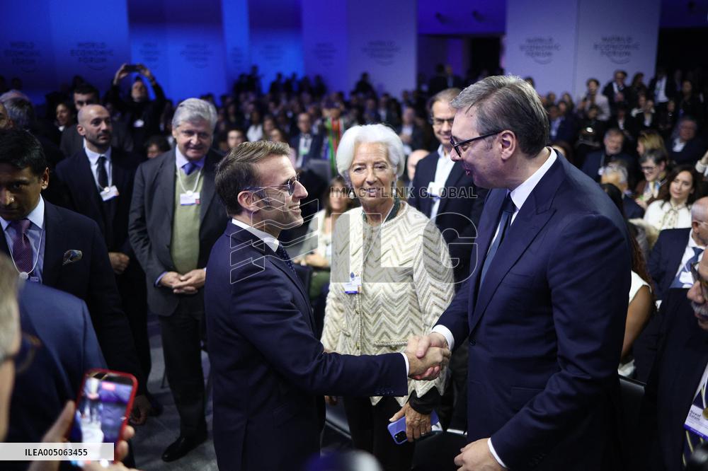 Macron at World Economic Forum Annual Meeting 2026 - Davos