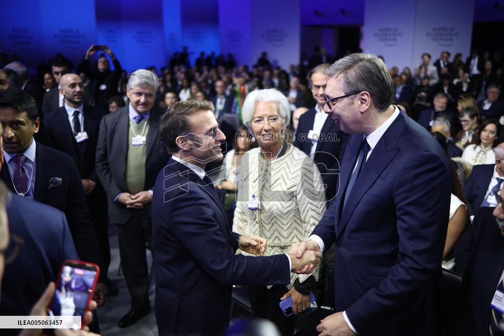Macron at World Economic Forum Annual Meeting 2026 - Davos