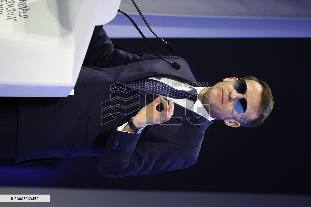 Macron at World Economic Forum Annual Meeting 2026 - Davos