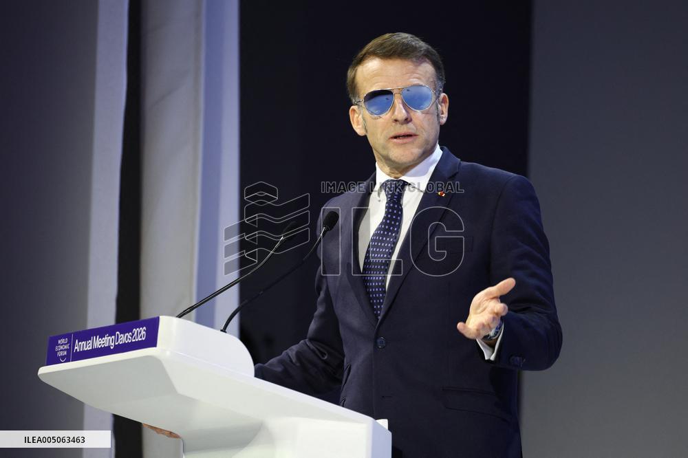 Macron at World Economic Forum Annual Meeting 2026 - Davos