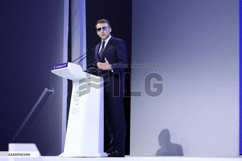 Macron at World Economic Forum Annual Meeting 2026 - Davos