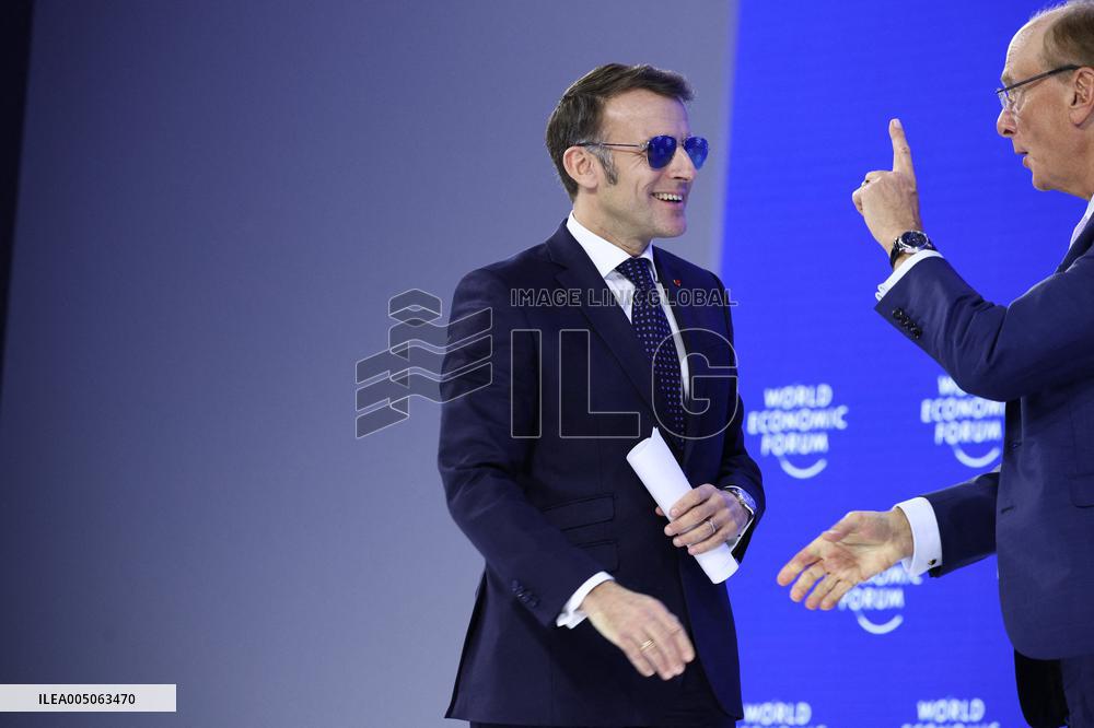 Macron at World Economic Forum Annual Meeting 2026 - Davos