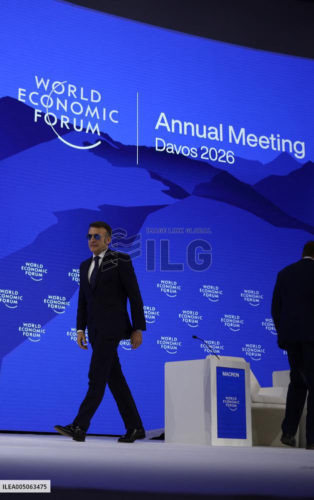 Macron at World Economic Forum Annual Meeting 2026 - Davos