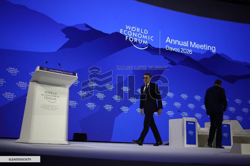 Macron at World Economic Forum Annual Meeting 2026 - Davos