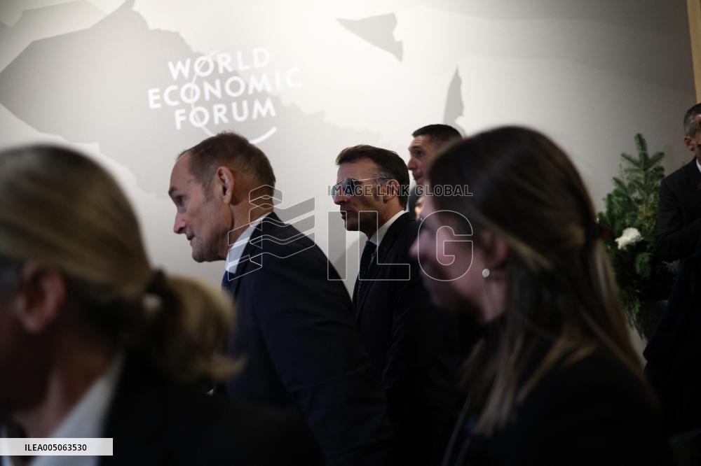 Macron at World Economic Forum Annual Meeting 2026 - Davos