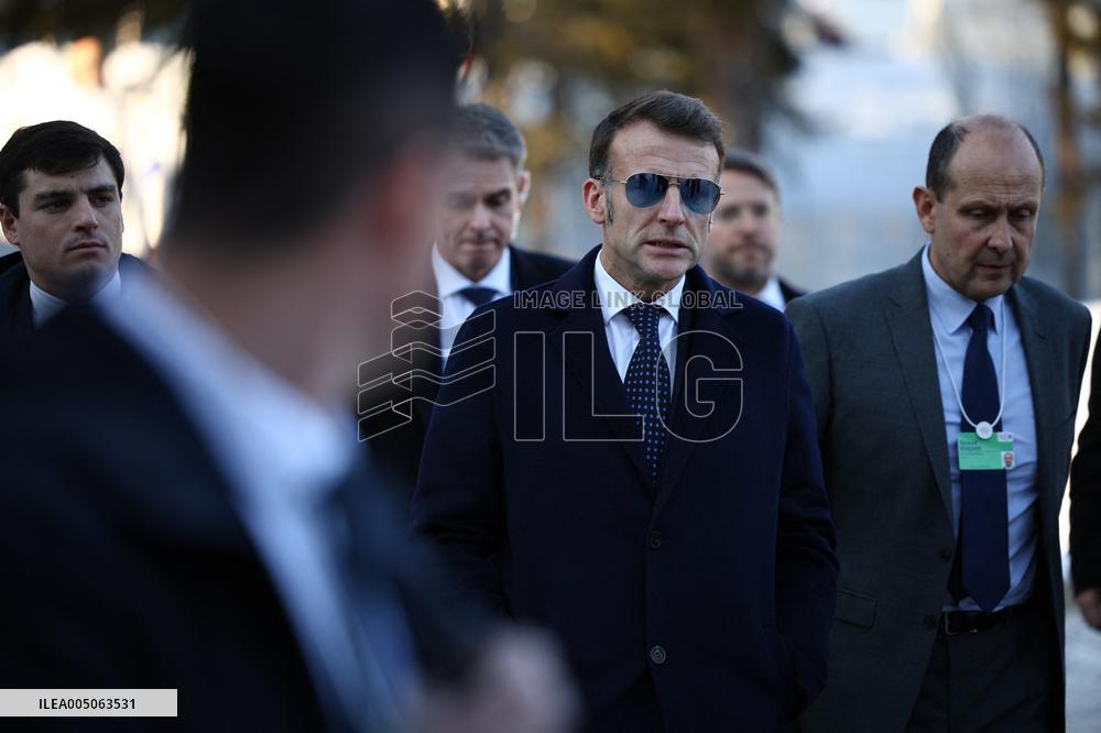 Macron at World Economic Forum Annual Meeting 2026 - Davos