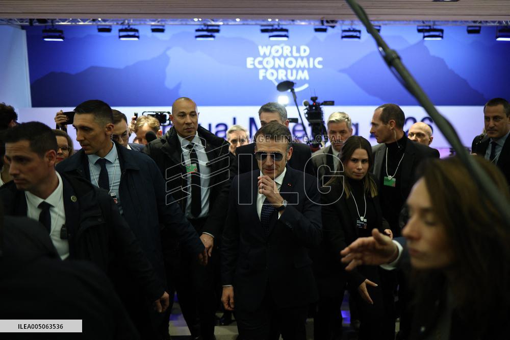 Macron at World Economic Forum Annual Meeting 2026 - Davos