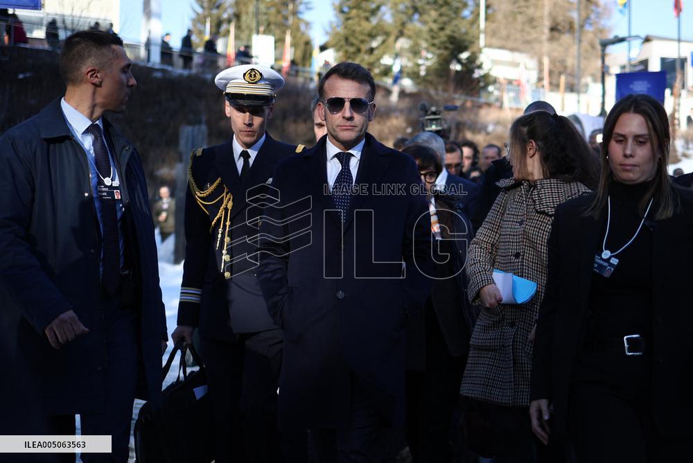 Macron at World Economic Forum Annual Meeting 2026 - Davos