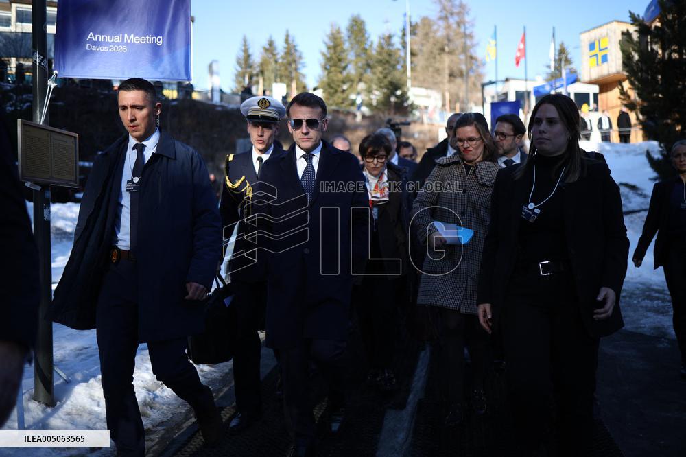 Macron at World Economic Forum Annual Meeting 2026 - Davos